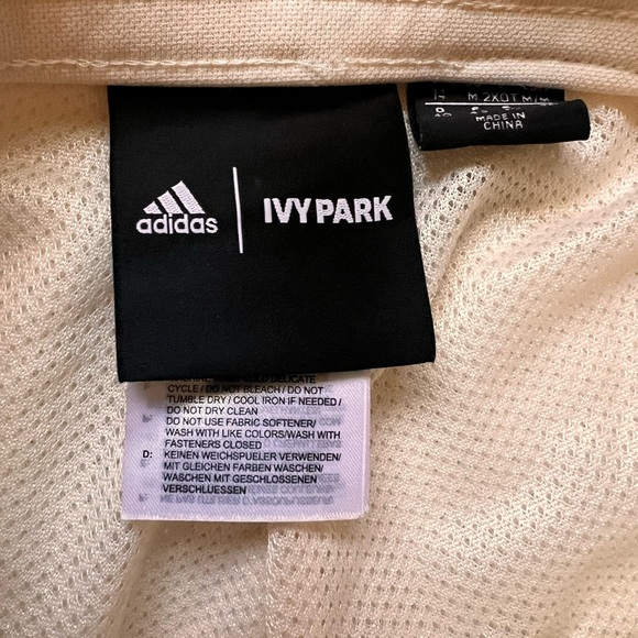 Adidas Ivy Park Beyoncé Cream Burgundy Track Pants unisex size M - Picture 7 of 8